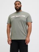 Jack & Jones PlusSize Shirt met print JCOLIDO AOP FRONT PRINT TEE SS C...