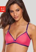 Vivance Bralette-bh zonder beugel van subtiel transparant soft-mesh, s...