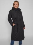 Vila Lange jas van imitatiebont VIKANTE QUILTED L/S COAT - NOOS