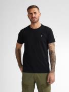 Petrol Industries Shirt met ronde hals met geborduurd logo