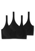 Schiesser Bustier 95/5 met zacht vormende cups (Set van 2)