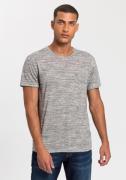 Bruno Banani T-shirt Korte mouwen, slim fit, effen, ronde hals