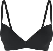 JOOP! Beugelloze-bh Sensation met edel metalen logo op de middenstijl