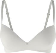 JOOP! Beugelloze-bh Sensation met edel metalen logo op de middenstijl