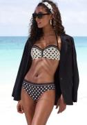 Lascana Beugelbikini met schattige stippen