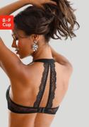 Lascana Bh met halterbandjes Ondergoed in zacht haltermodel met kanten...