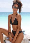 Lascana Triangel-bikinitop Yves met elegante sieraccessoires
