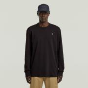 G-Star RAW Longsleeve Nifous R met geribbelde inzet aan de voorkant