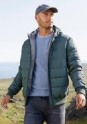 John Devin Gewatteerde jas Outdoorjacke met gebreide boorden