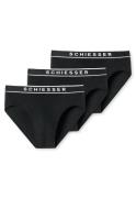Schiesser Rio-slip 95/5 met sportieve webgummiband met contrasterend s...