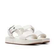 Clarks Sandalen Alda Strap , sandaal, flats met plateausool