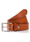 Tom Tailor Leren riem TTJADEN 3,5 cm brede herenriem, ideaal voor jean...