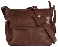 Spikes & Sparrow Schoudertas echt leder