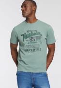 Man's World T-shirt Korte mouwen, met stijlvolle print, ronde hals, va...
