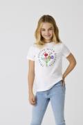 KIDS ONLY Shirt met korte mouwen KOGEMMA REG S/S FLOWER TOP BOX JRS