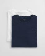 Gant Shirt met korte mouwen C-NECK T-SHIRT 2-PACK