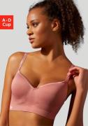 active by Lascana Sport-bh met bandjes in satijn-look