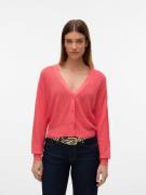 Vero Moda Vest VMNEWLEXSUN LS SHORT V-NECK CAR GA NOOS