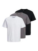 Jack & Jones Shirt met korte mouwen JJEORGANIC BASIC TEE SS O-NE 3PK M...