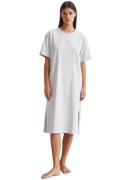 Marc O'Polo Nachthemd Heavy Jersey-Woven met hoge zijnaad-splitten