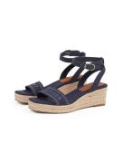 Tommy Hilfiger Sleehaksandaaltjes TOMMY HILFIGER ESPAD MID WEDGE , ban...