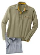 Classic Poloshirt met lange mouwen (1-delig)