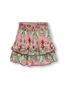 KIDS ONLY Zomerrok KOGGLOW LIFE TAPED EDGE SKORT AOP WVN (1-delig)