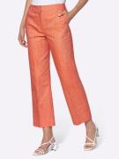 heine Pantalon met vouw