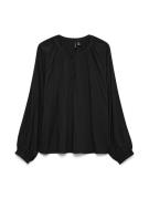 Vero Moda Blouse met lange mouwen VMBELLA LS PLACKET TOP WVN GA NOOS
