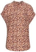 Vivance Blouse met korte mouwen met stippenprint, printblouse