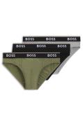 BOSS Slip Brief 3P Power met boss-opdruk (set, 3 stuks)