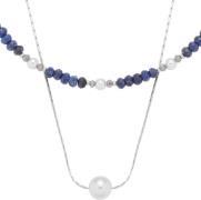 LEONARDO Ketting met hanger Halsketting Anjana, 024311 met sodaliet - ...