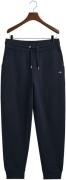 Gant Sweatbroek REG SHIELD SWEATPANTS met logo-borduurwerk onder de bo...