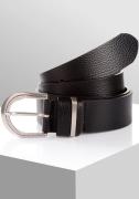 Tom Tailor Leren riem TTSANDRA 3,5 cm brede damesriem, genarbde opperv...