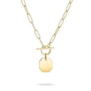 Liebeskind Berlin Ketting met hanger Sieraden RVS Halsketting The T-Ba...