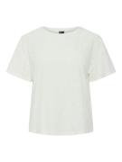 pieces Shirt met korte mouwen PCABBY SS BROD ANG TEE NOOS BC