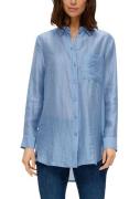 s.Oliver Lange blouse met semi-transparante patroonstructuur