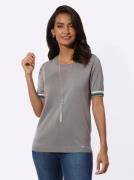 Casual Looks Trui met korte mouwen Trui met ronde hals