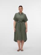 Vero Moda Curve Jurk met overhemdkraag VMBUMPY SS SHIRT DRESS WVN GA C...