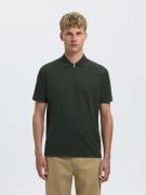 SELECTED HOMME Poloshirt SLHFAVE ZIP SS POLO NOOS