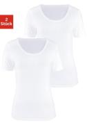 Vivance T-shirt Elastische katoenkwaliteit (Set van 2)