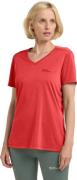 Jack Wolfskin Shirt met V-hals CROSSTRAIL T WOMEN
