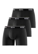 BOSS Lange boxershort BRIEF 3 PACK met in kleur bijpassende weefband (...