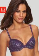 Lascana Push-up-bh met fijn, bloemig borduurwerk, sexy lingerie