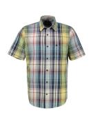 Lerros Geruit overhemd met geborduurd logo