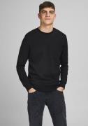 Jack & Jones Sweatshirt JJEBASIC met flaglabel en zachte katoenmix