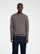 SELECTED HOMME Gebreide trui SLHBERG CREW NECK NOOS