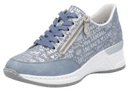 Rieker Sneakers bedrukt met letters, vrijetijdsschoen, lage schoen, ve...