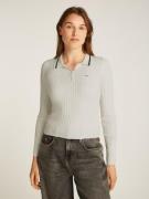 TOMMY JEANS Trui met polokraag TJW ESSENTIAL LS POLO SWEATER
