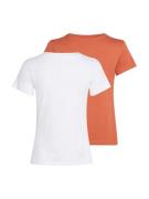Calvin Klein Shirt met ronde hals 2-PACK MONOLOGO SLIM TEE met calvin ...